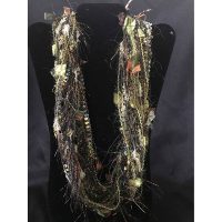 Sage Green Brown La Petite Scarf