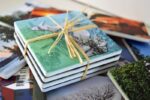 Bisque Sandstone Photo Coaster Set