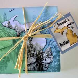 Bisque Sandstone Photo Coaster Set