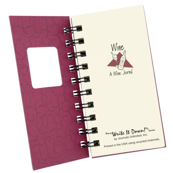 Wine A Mini Wine Journal Cranberry Cover