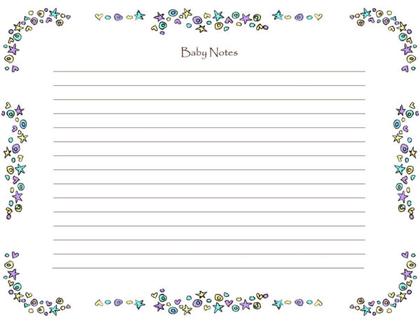 Baby Notes Page