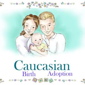 Personalized Caucasian Family Book