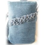 Denim Braids Beads Purse - Image 2
