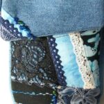 Quilted Denim Lace Purse