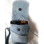 Denim Two Tone Suede Purse - Image 4