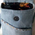 Denim Two Tone Suede Purse - Image 3