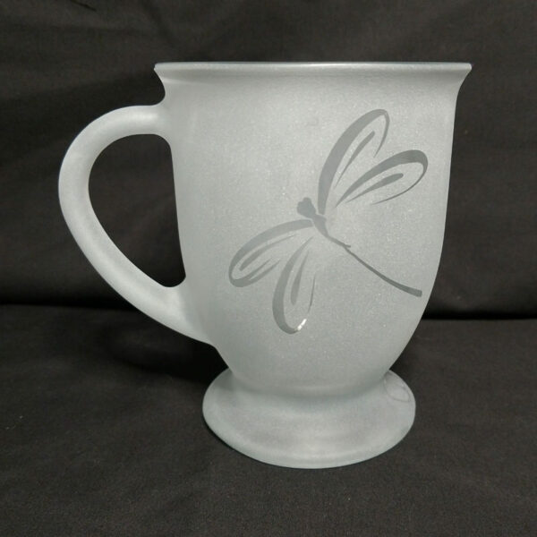Engraved Coffee Mug Dragonfly