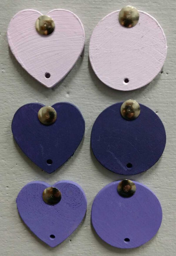 Celebration Board Discs Lilac, Purple, Dark Purple