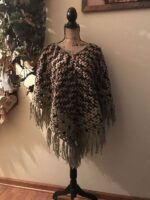 Crochet Fringed Poncho