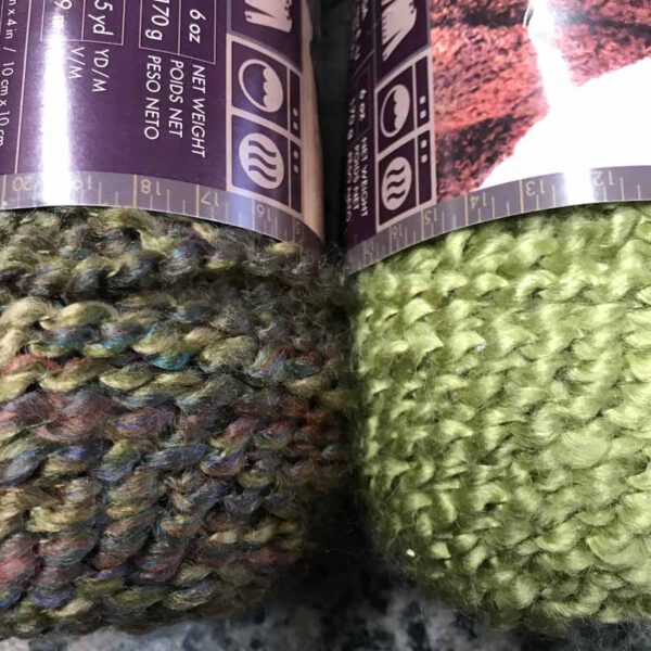 Meadow and Apple Green Yarn