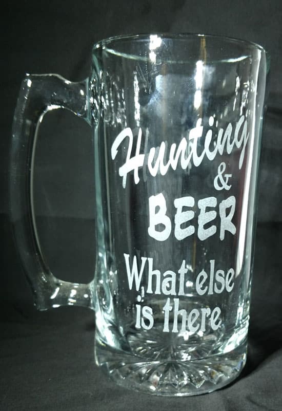 Funny Personalized Beer Mug - Engraved Glass Mugs