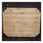 Bamboo Cutting Board Engraved Personalization - Image 2