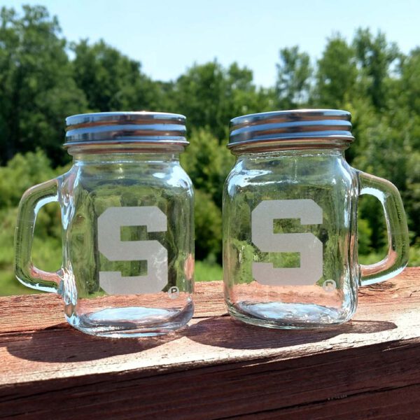 MSU Spartan Salt Pepper Mug Shaker