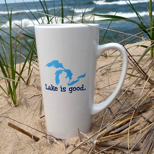 Great Lakes Lake is Good Latte Mug