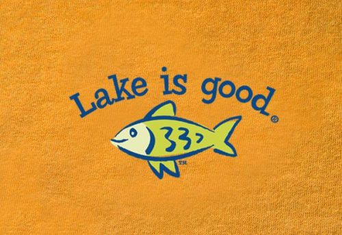 Lake is Good Orange with Fish