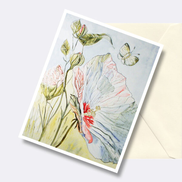 Summer Hibiscus Greeting Card