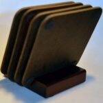 Hardboard Coaster Set Back