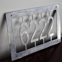 Custom House Address Plate