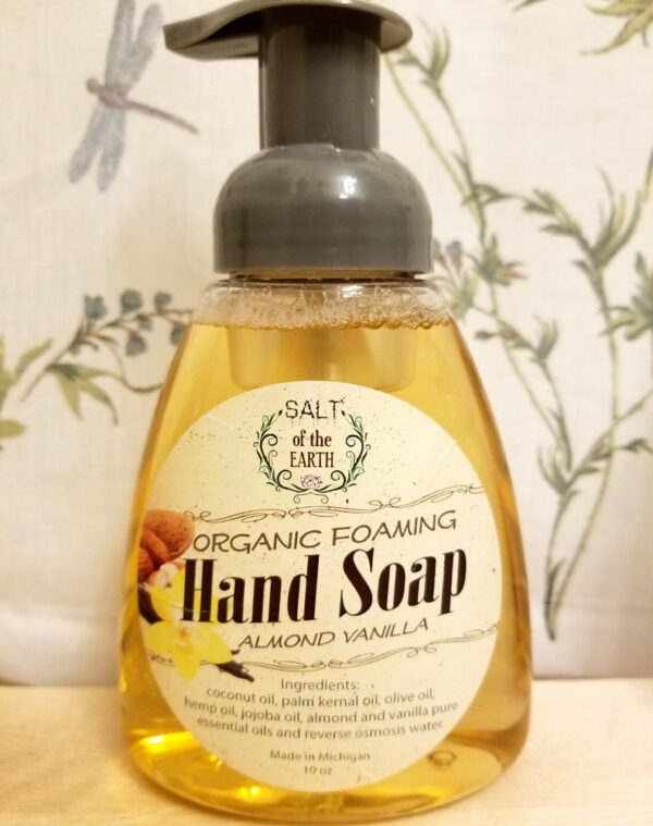 Almond Vanilla Organic Foaming Hand Soap Salt of the Earth