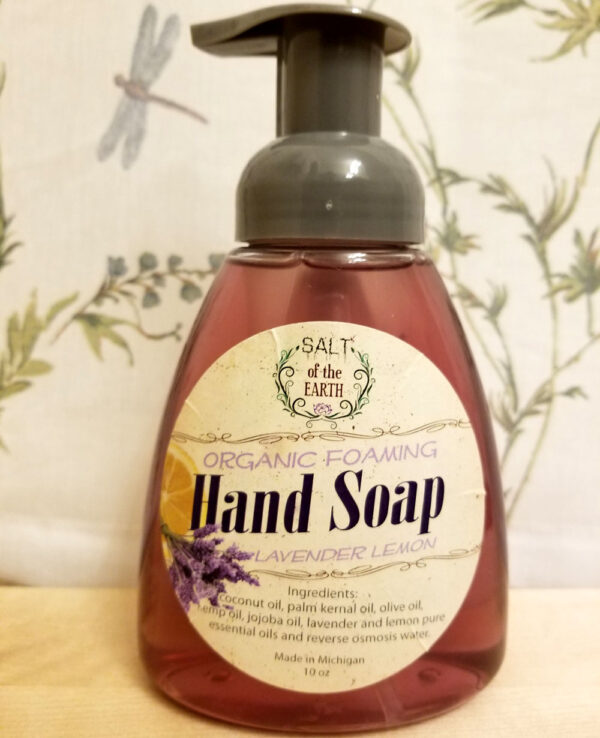 Lavender Lemon Organic Foaming Hand Soap Salt of the Earth