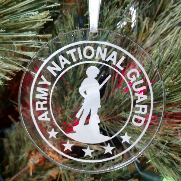 Personalized Army National Guard Ornament