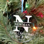 Personalized Mr. & Mrs. First Christmas Ornament Custom Engraved