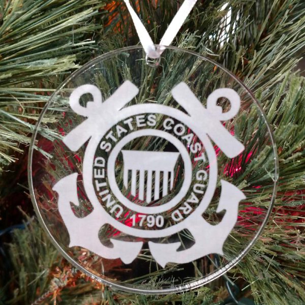 Personalized United States Coast Guard Ornament