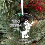 Personalized Reindeer Ornament