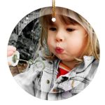 Custom Beveled Glass Ornament