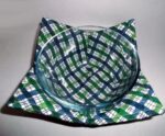 Navy Green Deer Microwave Bowl Holder Cozy Hot Pad