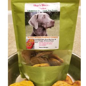 Peanut Butter All Natural Pumpkin Cookies Dog Treat