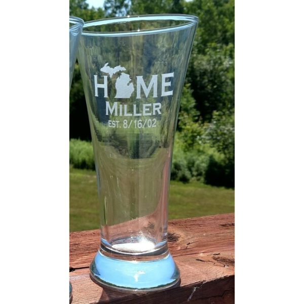 Michigan HOME Pilsner Glass