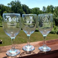 Personalized Wine Glass