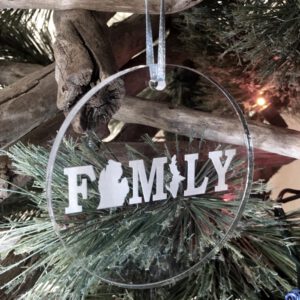 Personalized Michigan Family Ornament