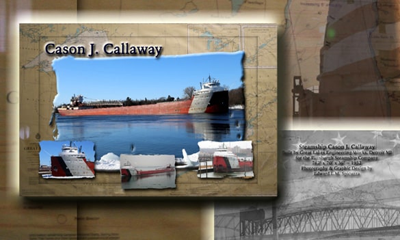 Nautical Postcard Set Cason J Callaway ship