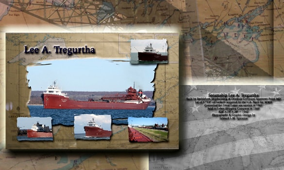 Nautical Postcard Set Lee A Tregurtha ship