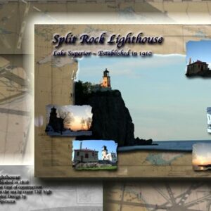 Nautical Postcard Set Split Rock Lighthouse