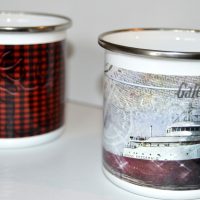 Photo Camp Mug Enameled Stainless