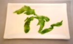 Great Lakes Platter Green White