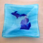 Michigan Dish Dark Blue & Blue