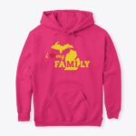 Love My Michigan Family Hoodie