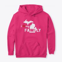 Love My Michigan Family Hoodie