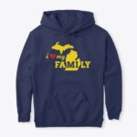 i ❤ my Michigan FAMILY Hoodie Multiple Colors - Image 3