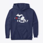 i ❤ my Michigan FAMILY Hoodie Multiple Colors - Image 4
