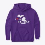 i ❤ my Michigan FAMILY Hoodie Multiple Colors - Image 16