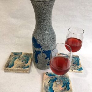 Michigan Great Lakes Coaster Set