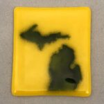 Michigan Magnet Blue Gold