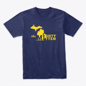 The Mighty Mitten Tshirt Navy