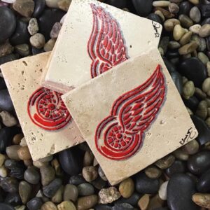 Detroit Red Wings Coaster Set