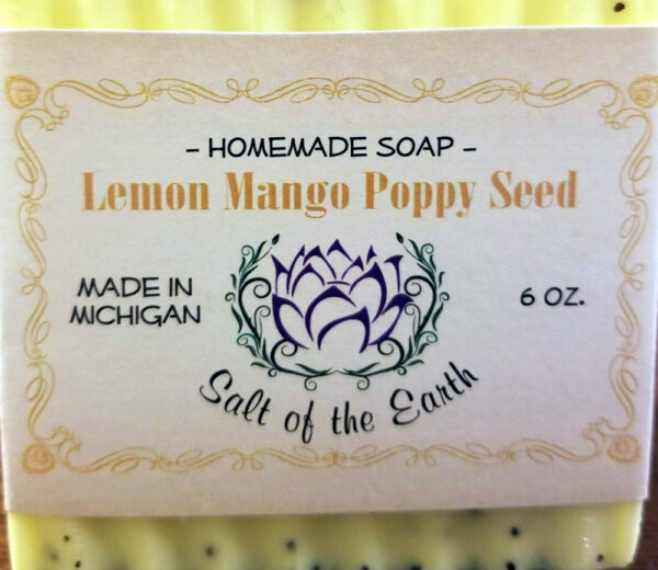 Lemon Mango Poppy Seed Soap